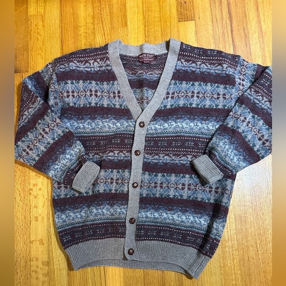 North Peak wool cardigan sweater with a button-down front size L (i9 - Picture 1 of 11